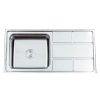 LAVADERO ACERO 100X50 - 1 POZA LUJO C/ESC - ARLETT