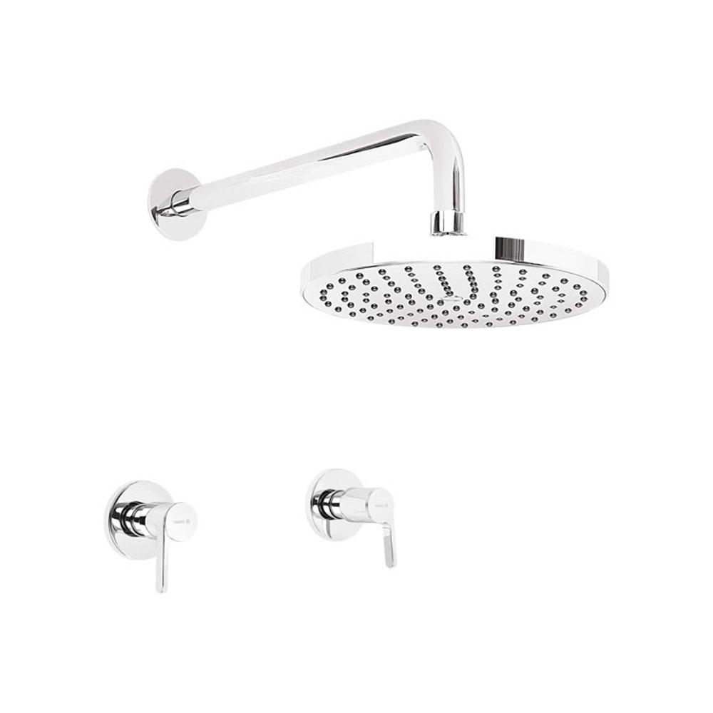 MEZC. DUCHA EMP 8" CROMO PIAVE - TREBOL (610000314)