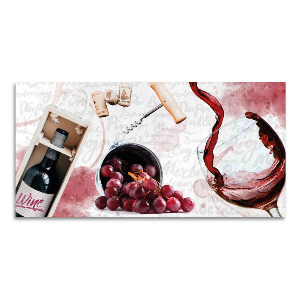 INSERTO DECORADO COCINA HD BEGOÑA II GUINDA 30X60 CM - CELIMA