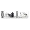 INSERTO  DECORADO BAÑO HD SALOME GRIS 15X60 CM - CELIMA